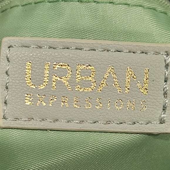 Urban Expressions Quilted Green Bag - Picture 3 of 3